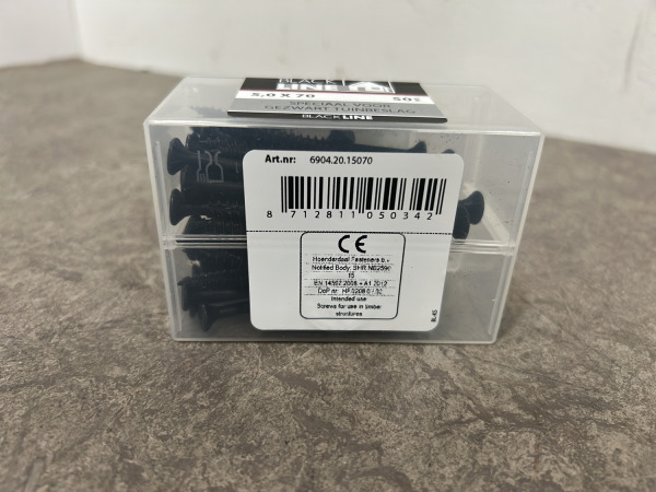 Blackline spaanplaatschroef zwart met snijpunt set 24-delig – foto 6 – kavel bij XL Auctions