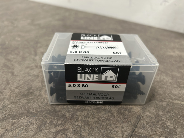 Blackline spaanplaatschroef zwart met snijpunt set 24-delig – foto 8 – kavel bij XL Auctions