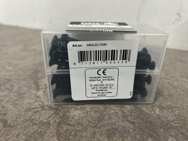Blackline spaanplaatschroef zwart met snijpunt set 24-delig – foto 9 – kavel bij XL Auctions