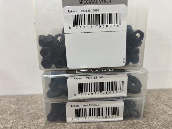 Blackline bevestigingsmateriaal set 57-delig – foto 7 – kavel bij XL Auctions