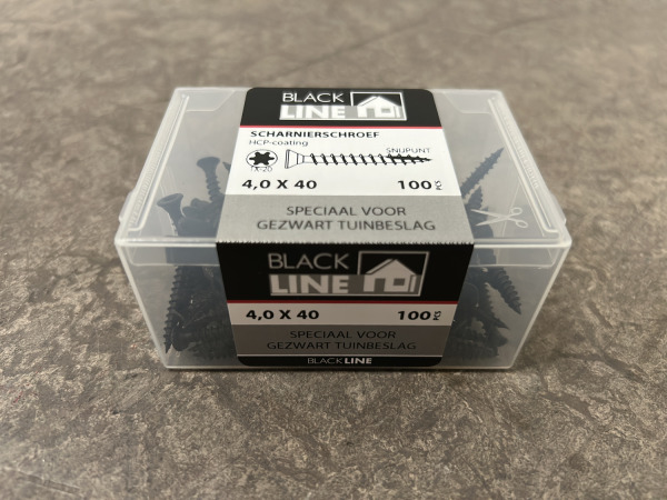 Blackline schroeven zwart voor tuinbeslag set 22-delig – foto 8 – kavel bij XL Auctions
