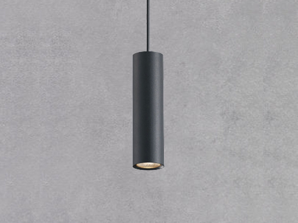 8x GU10 Decoratief Hanglamp cilinder 24cm zand zwart – foto 3 – kavel bij XL Auctions