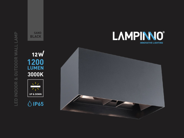12x 12W LED zwart Wandlamp 4 licht verstelbaar waterdicht – foto 4 – kavel bij XL Auctions
