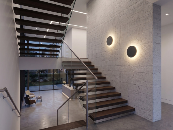 2x 8.5W LED Wandlamp rond design 3in1 Kleur CCT zand zwart – foto 5 – kavel bij XL Auctions