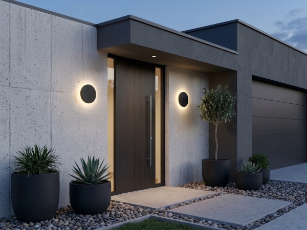 8x 8.5W LED Wandlamp rond design 3in1 Kleur CCT zand zwart – foto 7 – kavel bij XL Auctions