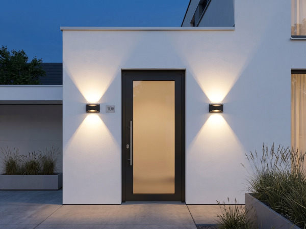 8x 7.5W LED Wandlamp design zand zwart warm wit – foto 6 – kavel bij XL Auctions