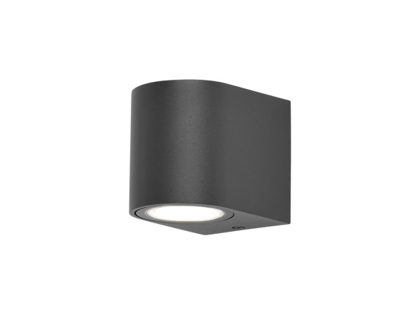 4x Wandlamp modern halfrond GU10 fitting zand zwart waterdicht – foto 5 – kavel bij XL Auctions