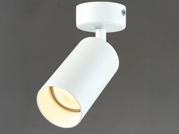 16x GU10 Opbouwspot Armatuur cilinder zand wit draaibaar – foto 3 – kavel bij XL Auctions