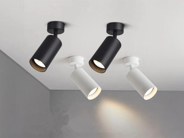 8x GU10 Opbouwspot Armatuur cilinder zand wit draaibaar – foto 5 – kavel bij XL Auctions