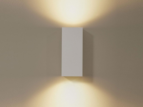 4x Wandlamp rechthoekig GU10 duo fitting wit waterdicht – foto 9 – kavel bij XL Auctions