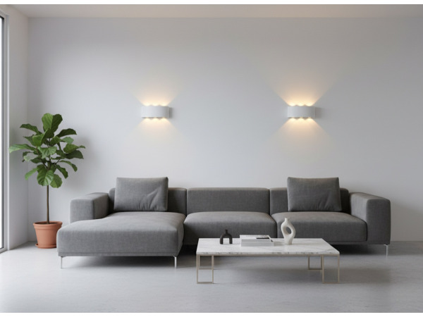 4x 6W LED ovaal Wandlamp zes licht zand wit warm wit waterdicht – foto 5 – kavel bij XL Auctions