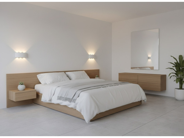 8x 6W LED ovaal Wandlamp zes licht zand wit warm wit waterdicht – foto 6 – kavel bij XL Auctions
