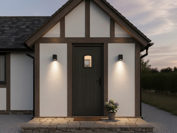 18x Wandlamp modern rechthoekig GU10 fitting zand zwart IP44 – foto 2 – kavel bij XL Auctions