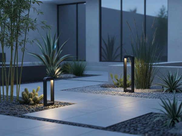 8x 7W LED zand zwart Tuinlamp 60cm warm wit – foto 5 – kavel bij XL Auctions