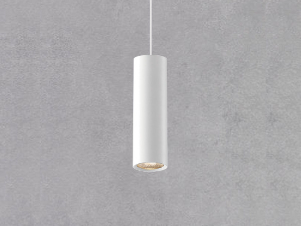 8x Railspot GU10 Decoratieve hanglamp cilinder 24cm zand wit – foto 5 – kavel bij XL Auctions