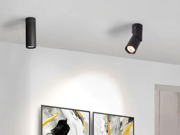 24x GU10 Opbouwspot Armatuur cilinder zand zwart draaibaar – foto 5 – kavel bij XL Auctions
