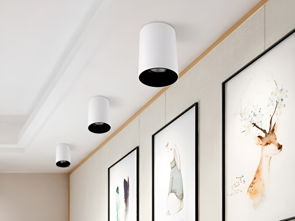 6x GU10 Opbouwspot Armatuur cilinder zand wit en zwart – foto 6 – kavel bij XL Auctions