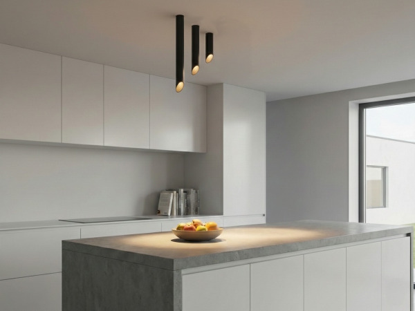 6x GU10 Opbouw design armatuur cilinder zand zwart 45cm – foto 6 – kavel bij XL Auctions