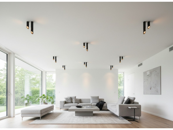 12x GU10 Opbouw design armatuur cilinder zand zwart 35cm – foto 7 – kavel bij XL Auctions