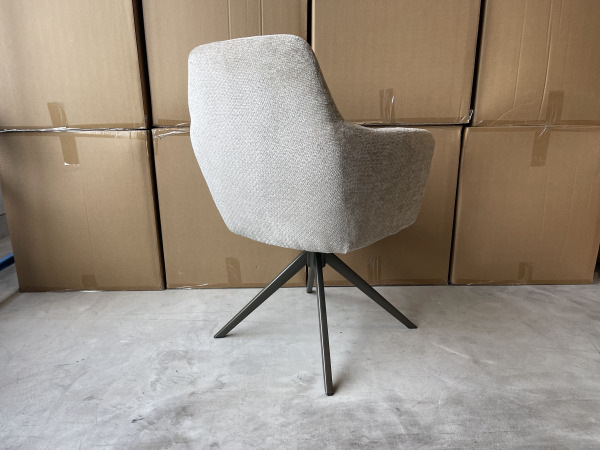 Eetkamerstoel Monzi (set van 4) - Stof - Desert – foto 4 – kavel bij XL Auctions