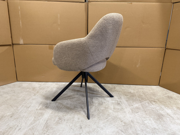 Armstoel Dex (set van 8) - Stof - Liver – foto 3 – kavel bij XL Auctions