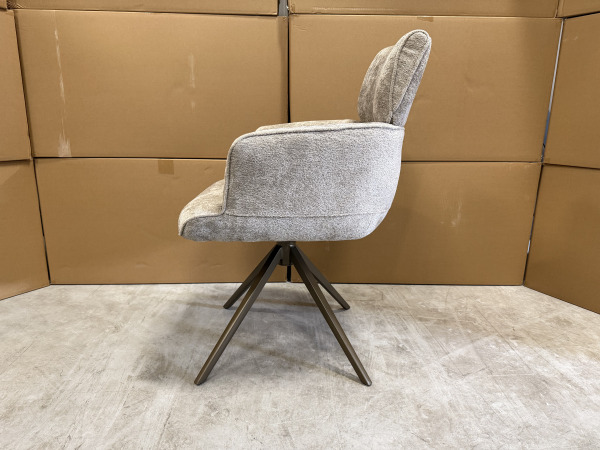 Eetkamerstoel botanic (set van 6) - Stof - Liver – foto 2 – kavel bij XL Auctions
