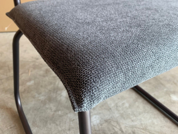 Stoel Jax (set van 6) Stof - Grijs - Grey – foto 4 – kavel bij XL Auctions
