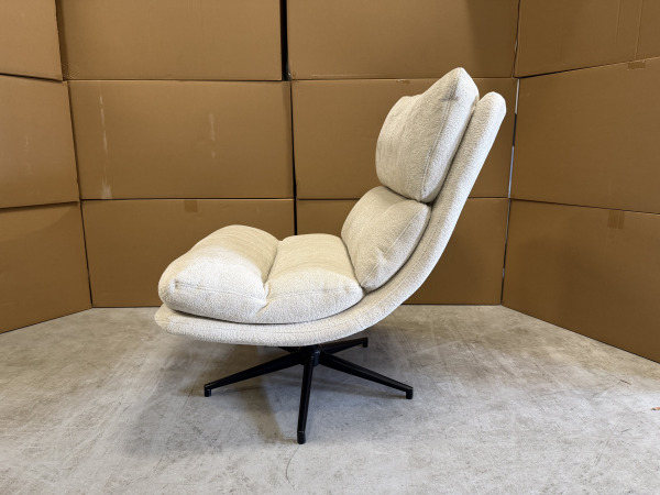 Fauteuil Loma - Draaibaar - Weefstof - Linen – foto 2 – kavel bij XL Auctions
