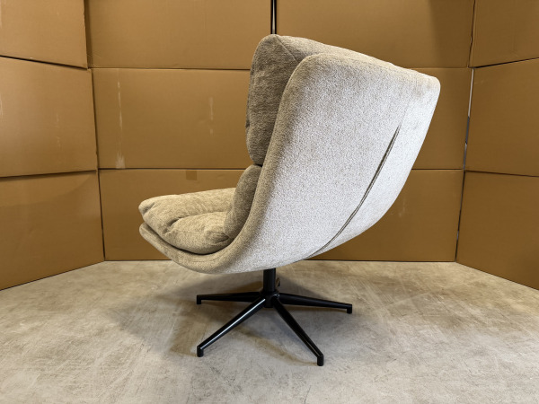 Fauteuil Loma (Set van 2) - Draaibaar - Weefstof - Liver – foto 2 – kavel bij XL Auctions