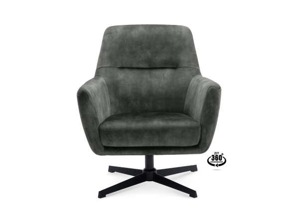 Fauteuils Emma (set van 2) - Draaibaar - Velours-Groen – foto 5 – kavel bij XL Auctions
