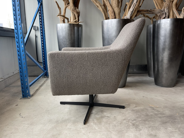 Fauteuil Arsenie -Draaibaar – Boucle – Brown – Bruin – foto 3 – kavel bij XL Auctions
