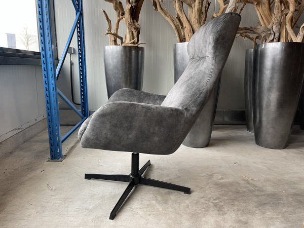 Draaifauteuil Wenen (2 stuks) - Velours - Hunter - Groen – foto 2 – kavel bij XL Auctions