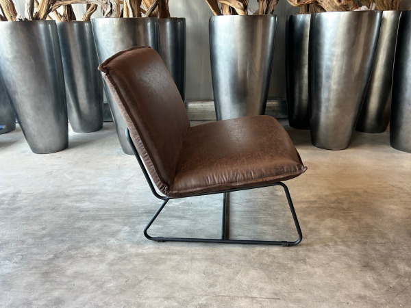 Fauteuil Casper (2 stuks) Design - Bruin - Donkerbruin – foto 2 – kavel bij XL Auctions