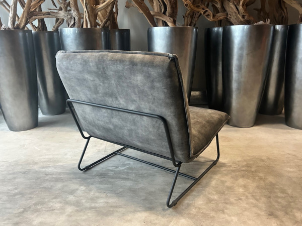 Fauteuil Casper - Velours - Velvet - Groen – foto 2 – kavel bij XL Auctions