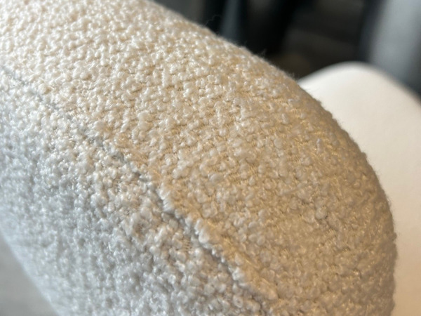 Fauteuil Denzi - Boucle - Stof - Wit - Creme – foto 4 – kavel bij XL Auctions
