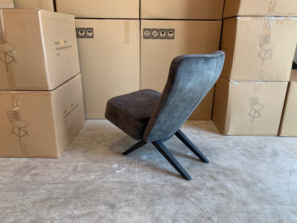 Fauteuil Denzi - Velours - Velvet - Groen - Donkergroen – foto 4 – kavel bij XL Auctions