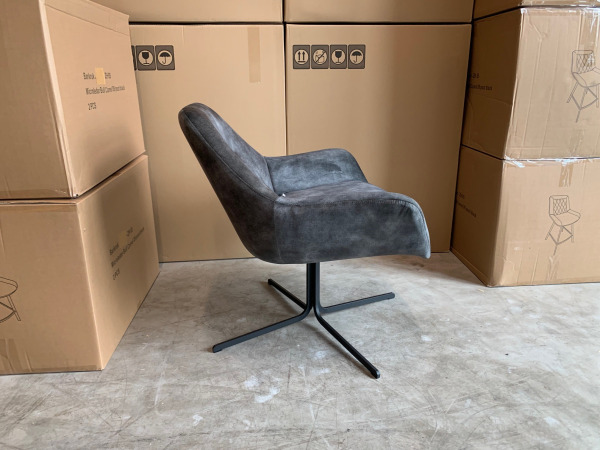 Fauteuil Risto 360 - Velours - Draaibaar - Velvet - Groen – foto 2 – kavel bij XL Auctions