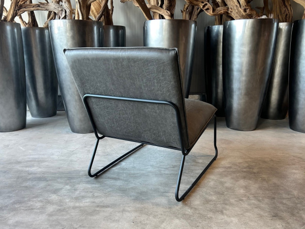 Fauteuil Cas - Design - Lounge - Stof - Grijs – foto 2 – kavel bij XL Auctions