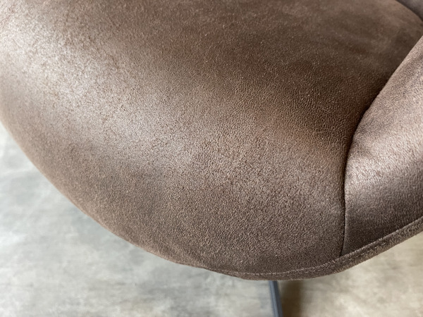 Fauteuil Cone (set van 2) -Draaibaar – Microleder brown – foto 4 – kavel bij XL Auctions