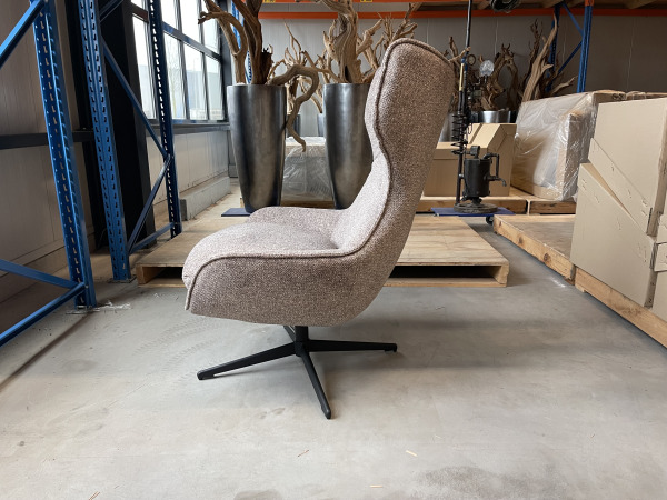 Fauteuil Grande - Draaibaar - Stof - Mocca – foto 2 – kavel bij XL Auctions