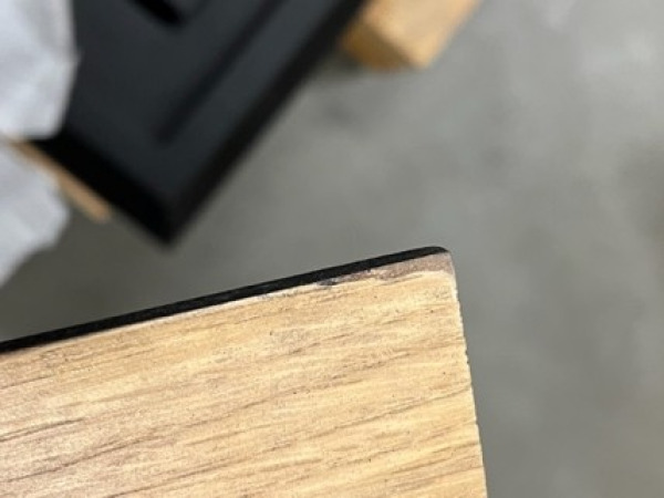 Eettafel Eiken fineer natural 240x100 rechthoek verjongd – foto 2 – kavel bij XL Auctions