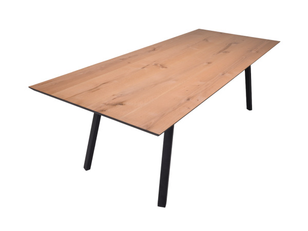 Eettafel Eiken fineer natural 240x100 rechthoek verjongd – foto 5 – kavel bij XL Auctions