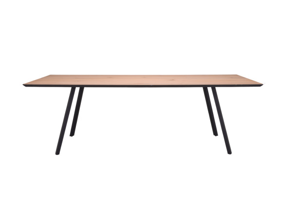 Eettafel Eiken fineer natural 240x100 rechthoek verjongd – foto 6 – kavel bij XL Auctions