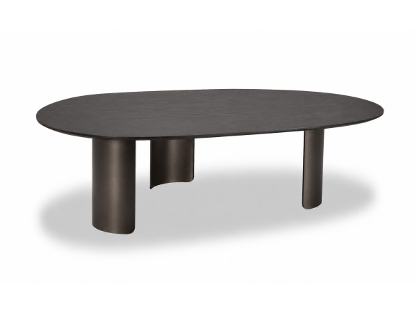 Salontafels Organisch - Donker eiken - bronze – foto 3 – kavel bij XL Auctions