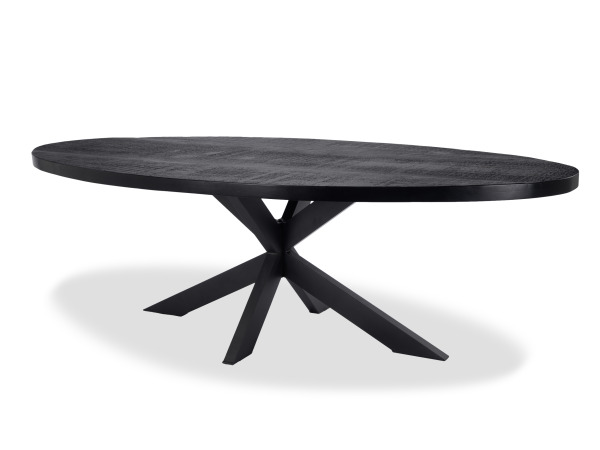 Eettafel Villa Ovaal 240 x 120 - Hout - Matrixpoot – foto 3 – kavel bij XL Auctions