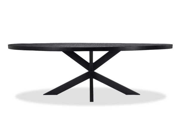 Eettafel Villa Ovaal 240 x 120 - Hout - Matrixpoot – foto 4 – kavel bij XL Auctions