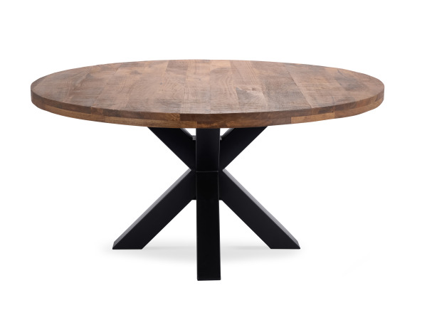 Eettafel Meta Rond - Diameter 150 - Hout - Matrixpoot – foto 2 – kavel bij XL Auctions
