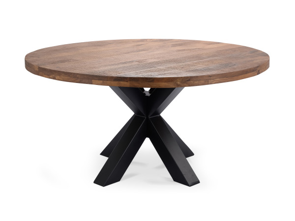 Eettafel Meta Rond - Diameter 150 - Hout - Matrixpoot – foto 4 – kavel bij XL Auctions