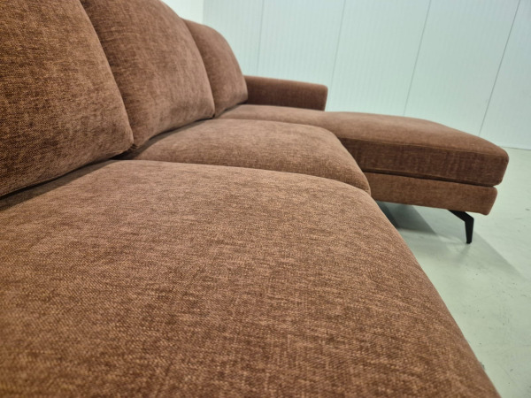 Tower Living - Highlands - Hoekbank - Nieuw - Bruin - Koper – foto 3 – kavel bij XL Auctions