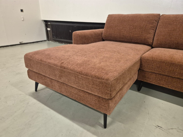 Tower Living - Highlands - Hoekbank - Nieuw - Bruin - Koper – foto 5 – kavel bij XL Auctions